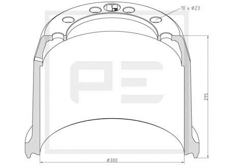 PE AUTOMOTIVE Jarrurumpu 046.614-00A